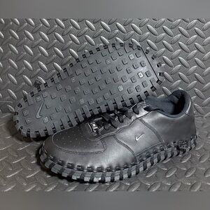 Nike Jacquemus x J Force 1 LX SP Low Black Womens Size 12‎ Mens Size 10.5